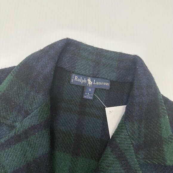 Vintage Ralph Lauren Wool Plaid Blazer Jacket Women's 8 - Picture 6 of 6